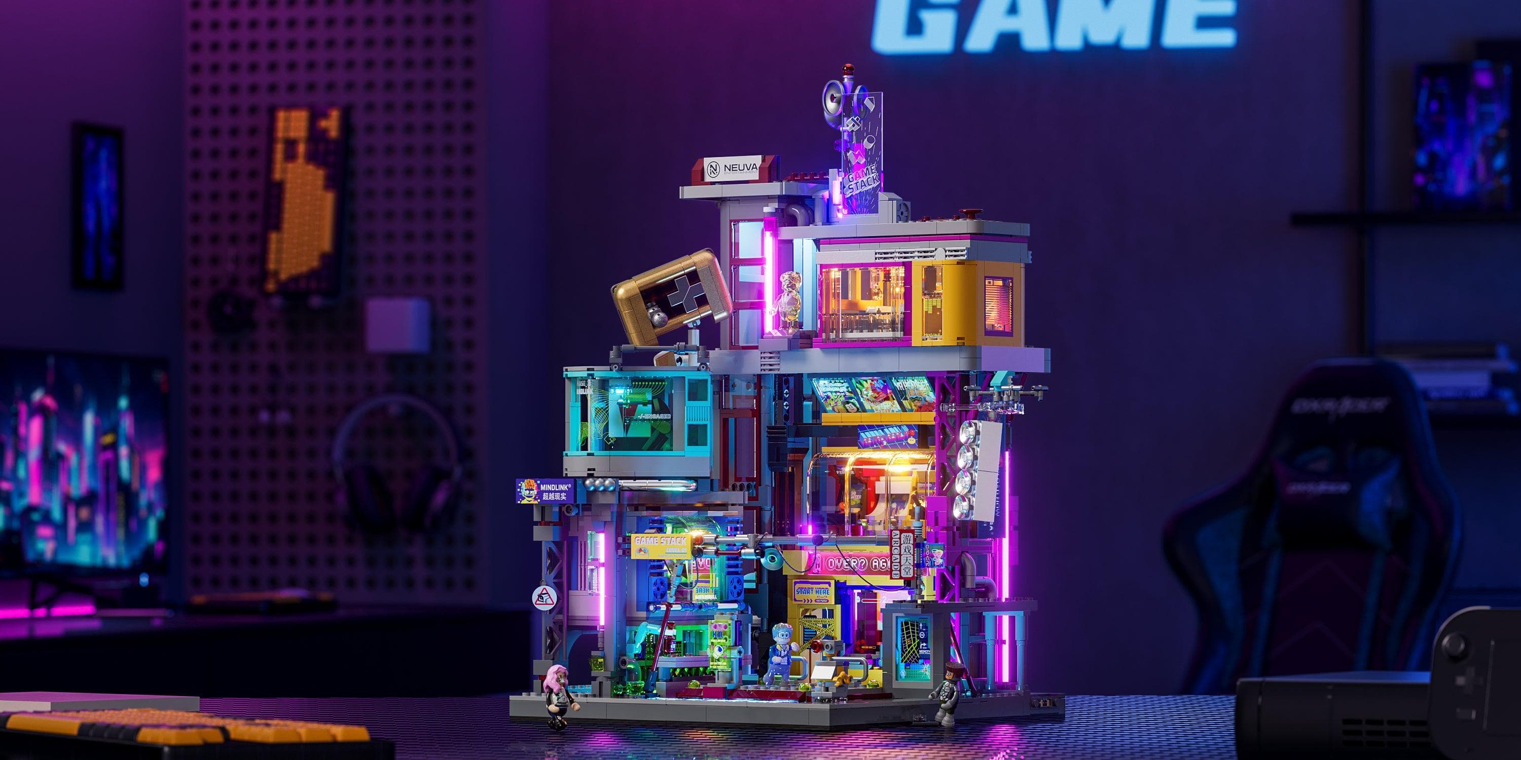 LUMIBRICKS: Light-Up Building Sets That Bring Miniature Worlds to Life